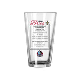 Saints Drew Brees Pint Glass
