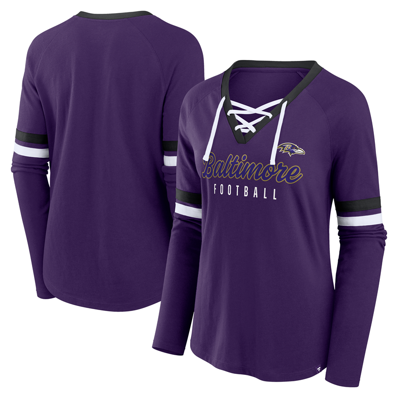 Ravens Women's Fanatics Won and Done Long Sleeve T-Shirt