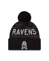 Ravens 2026 New Era Men's Salute to Service Knit Pro Football Hall of Fame