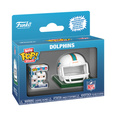 Dolphins Funko Bitty POP Helmet & Player