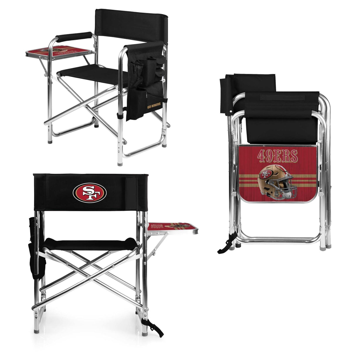 49ers Black Sports Chair