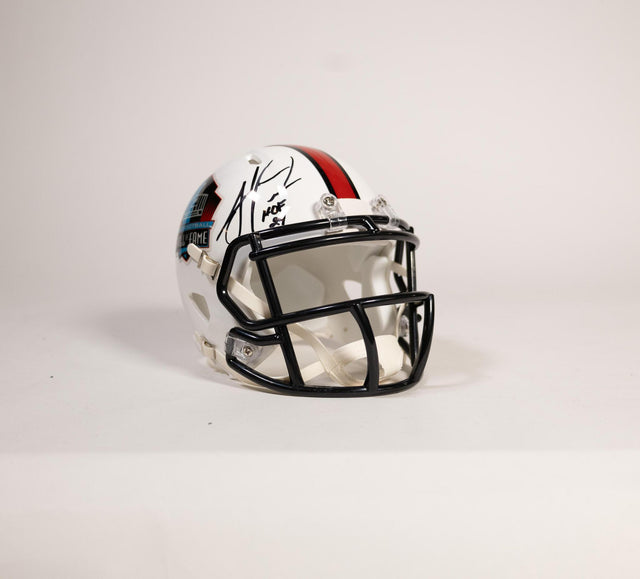 Julius Peppers Autographed Hall of Fame White Mini Helmet