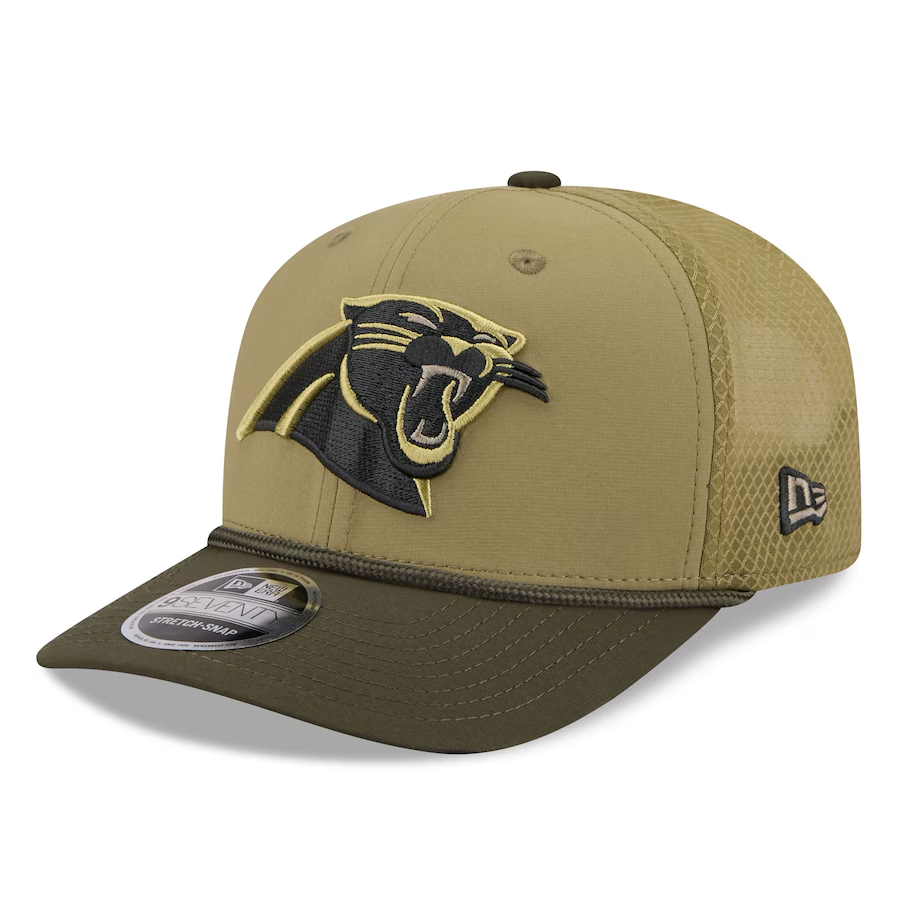Panthers 2025 New Era Men's 9SEVENTY Salute to Service Hat