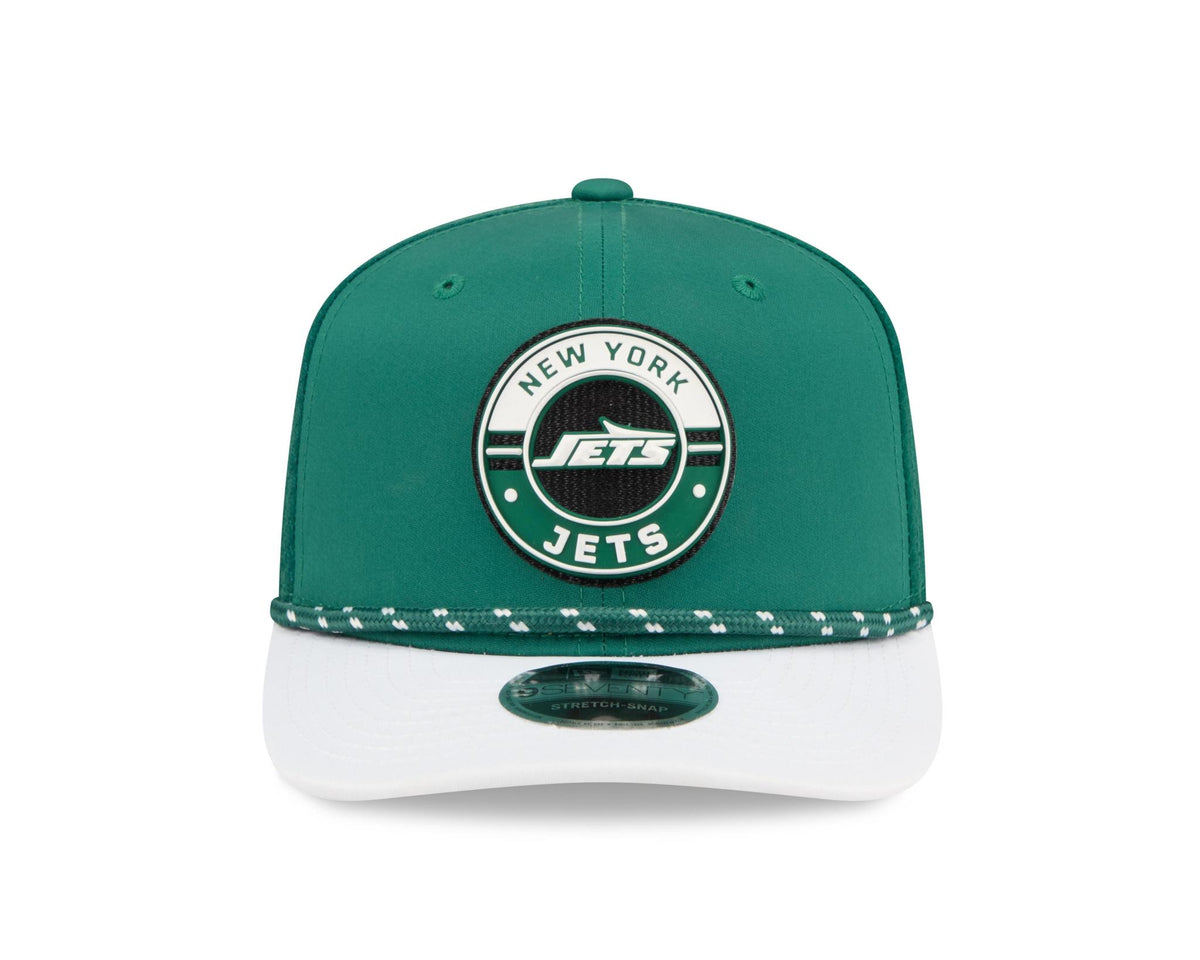 Jets 2026 New Era Men's 9SEVENTY Stretch Snap Two-Tone Hat Pro Football Hall of Fame