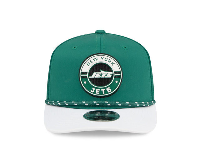 Jets 2026 New Era Men's 9SEVENTY Stretch Snap Two-Tone Hat Pro Football Hall of Fame