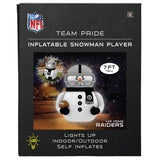Raiders Team Pride Inflatable Snowman Player