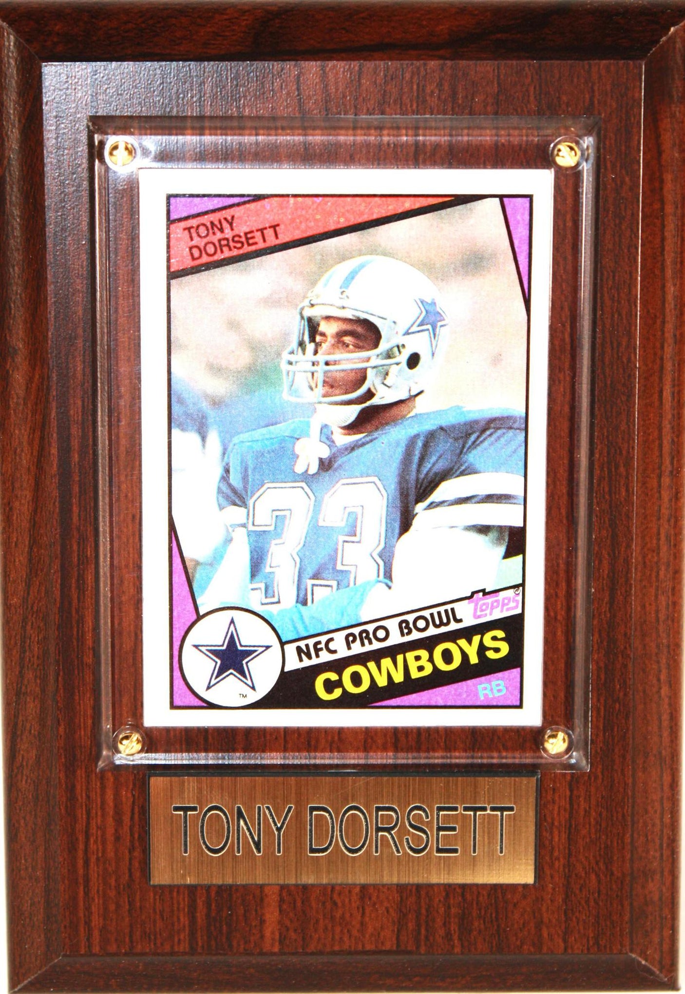 Tony Dorsett 4x6 Plaque