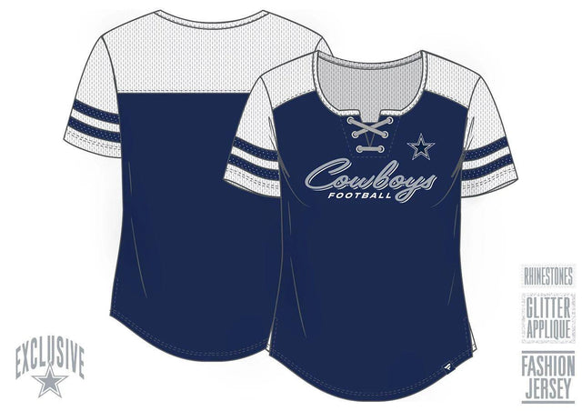 Cowboys 2026 Women's Bling Fashion Jersey Top