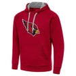 Cardinals Antigua Men's Dark Red Cloud Pullover Hoodie Pro Football Hall of Fame