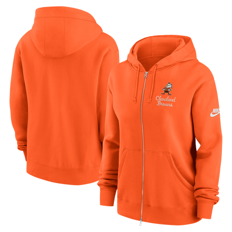 Browns 2025 Nike Women's Phoenix Rewind Full Zip Jacket