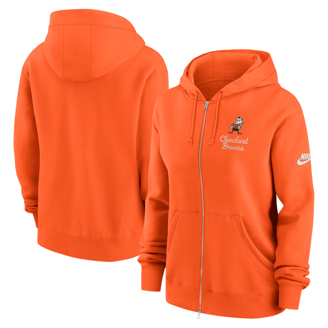 Browns 2025 Nike Women's Phoenix Rewind Full Zip Jacket