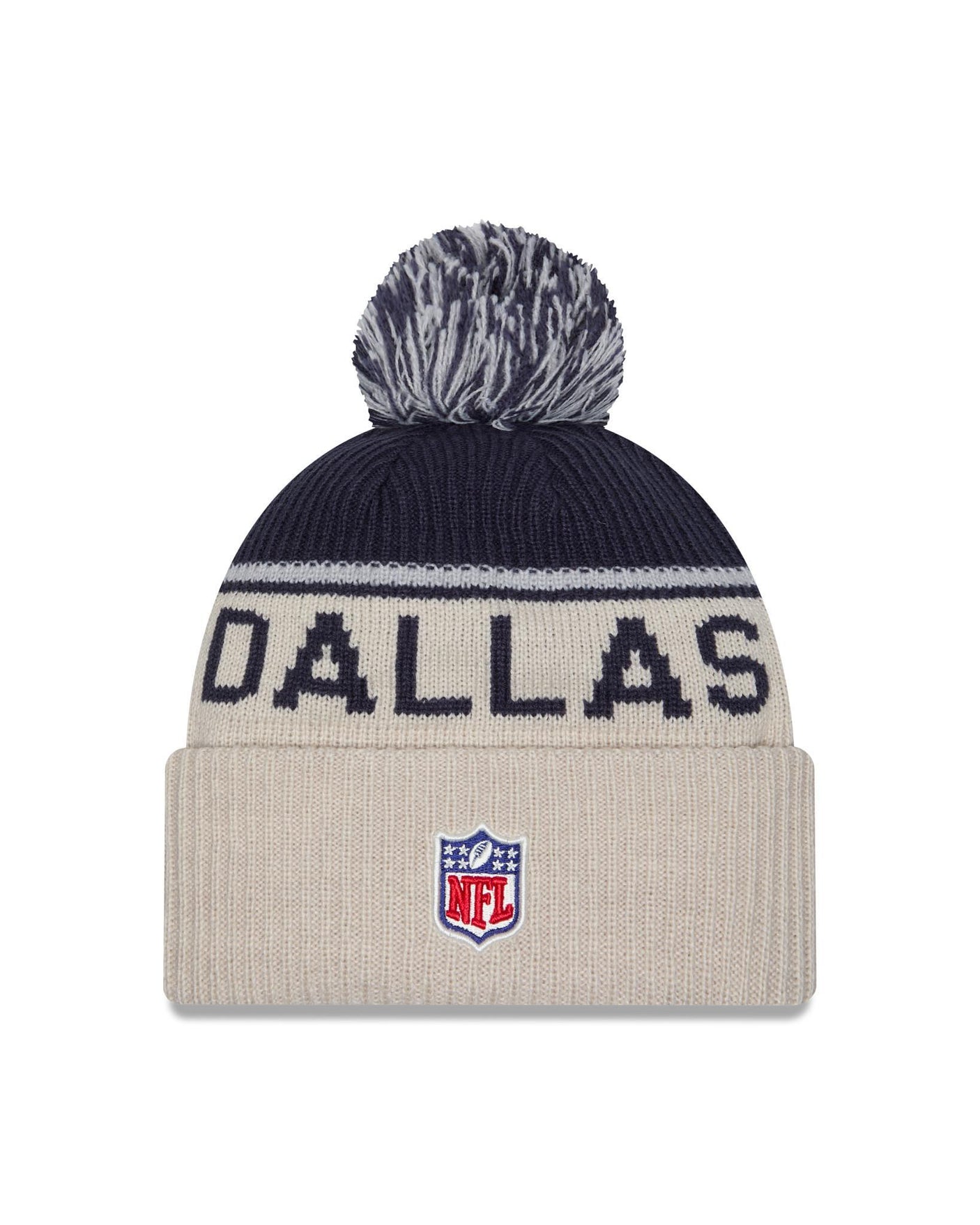 Cowboys Men's New Era 2024 Sideline History Sport Knit Hat