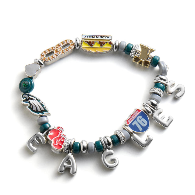 Eagles Motif Beaded Bracelet