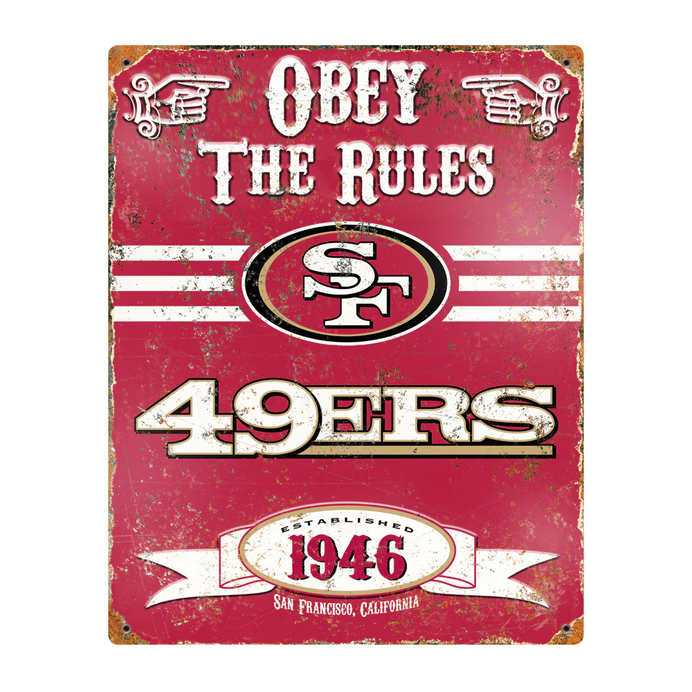 49ers Vintage Sign