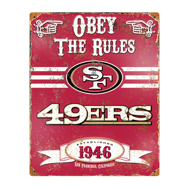 49ers Vintage Sign