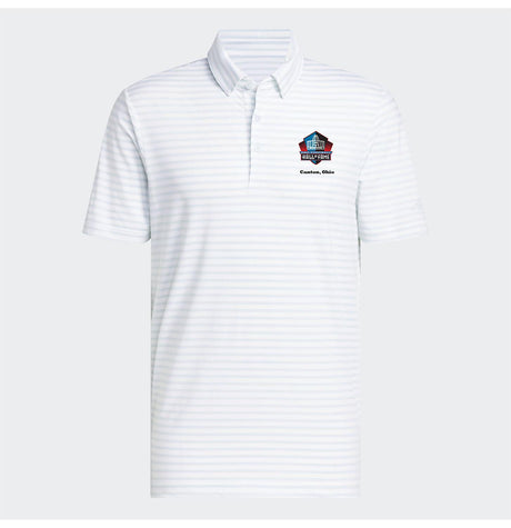 Hall of Fame Adidas Men's White Ultimate365 Stripe Polo