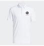Hall of Fame Adidas Men's White Ultimate365 Stripe Polo