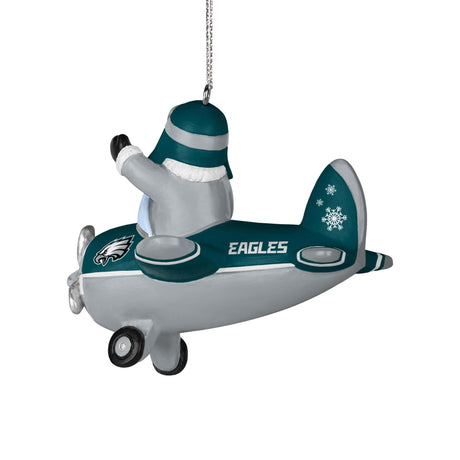 Eagles Santa Airplane Ornament Pro Football Hall of Fame