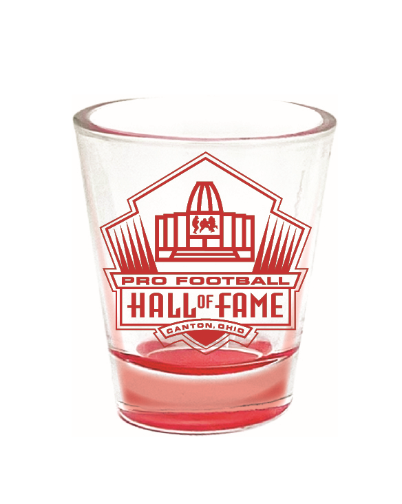 Hall of Fame Colored Base Shot Glass