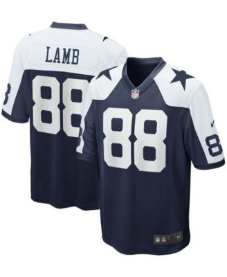 Cowboys CeeDee Lamb Men's Nike Alternate Throwback Game Jersey