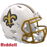 Saints 2025 NFL On-Field Alternate Speed Mini Helmet