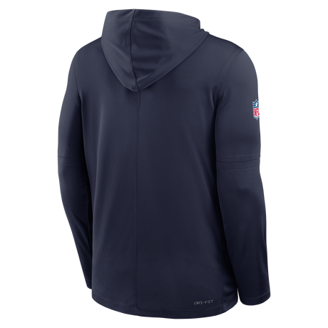 Titans 2026 Nike Men's Rivalries Collection Sideline Dri-FIT Long-Sleeve Hooded Top Pro Football Hall of Fame