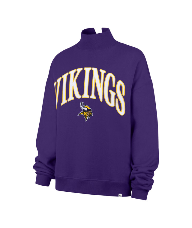 Vikings 2026 '47 Brand Women's Vantage Mock Neck Pullover (10356139589908)
