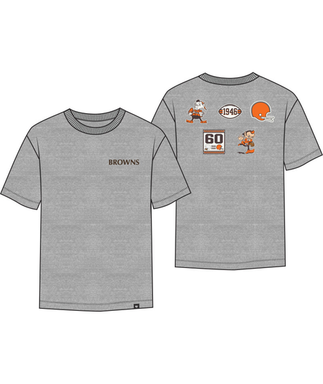 Browns 2025 '47 Brand Men's Historic Lock Foundation T-Shirt