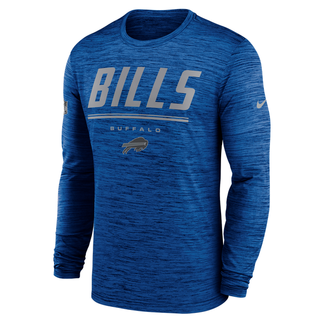 Bills 2026 Nike Men's Team Issue Velocity Long Sleeve T-Shirt Pro Football Hall of Fame