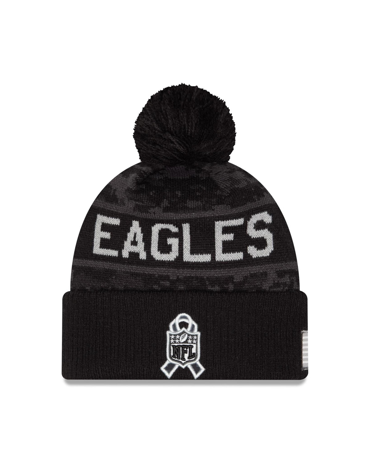 Eagles 2026 New Era Men's Salute to Service Knit Pro Football Hall of Fame