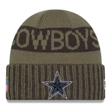 Cowboys 2025 Men's New Era Salute to Service Knit