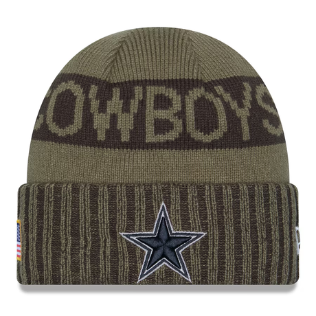Cowboys 2025 Men's New Era Salute to Service Knit