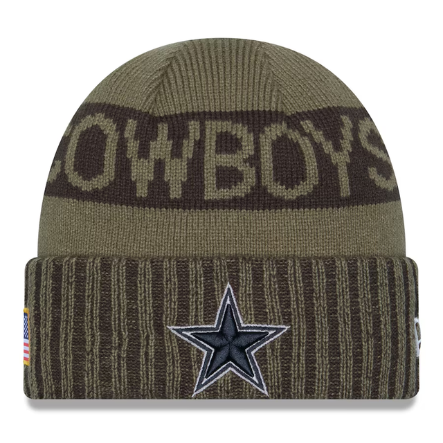 Cowboys 2025 Men's New Era Salute to Service Knit