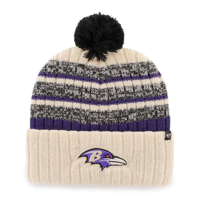 Ravens 2024 '47 Brand Tavern Cuff Knit