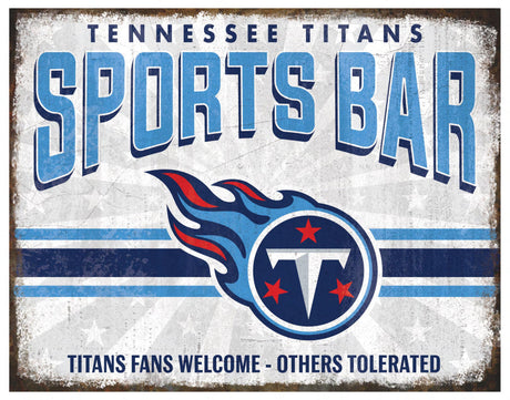Titans Team Sports Bar Sign