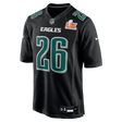 Eagles Saquon Barkley Super Bowl LIX (59) Game Jersey