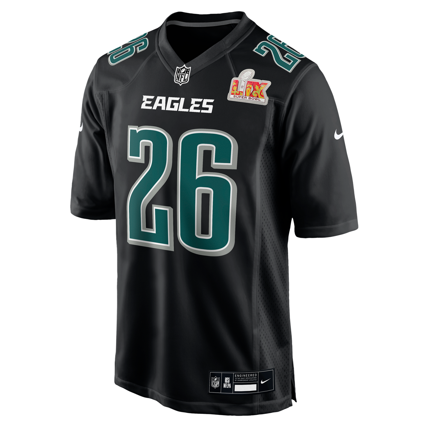 Eagles Saquon Barkley Super Bowl LIX (59) Game Jersey