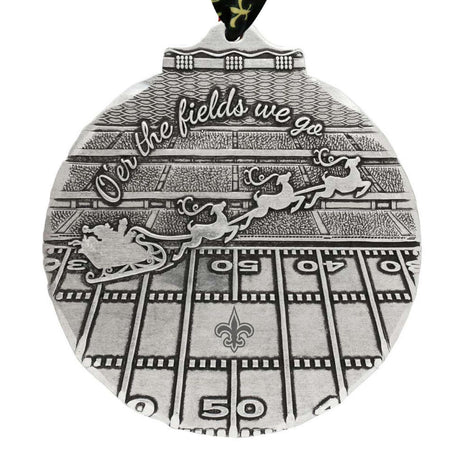 Saints O'er The Fields We Go Ornament Pro Football Hall of Fame