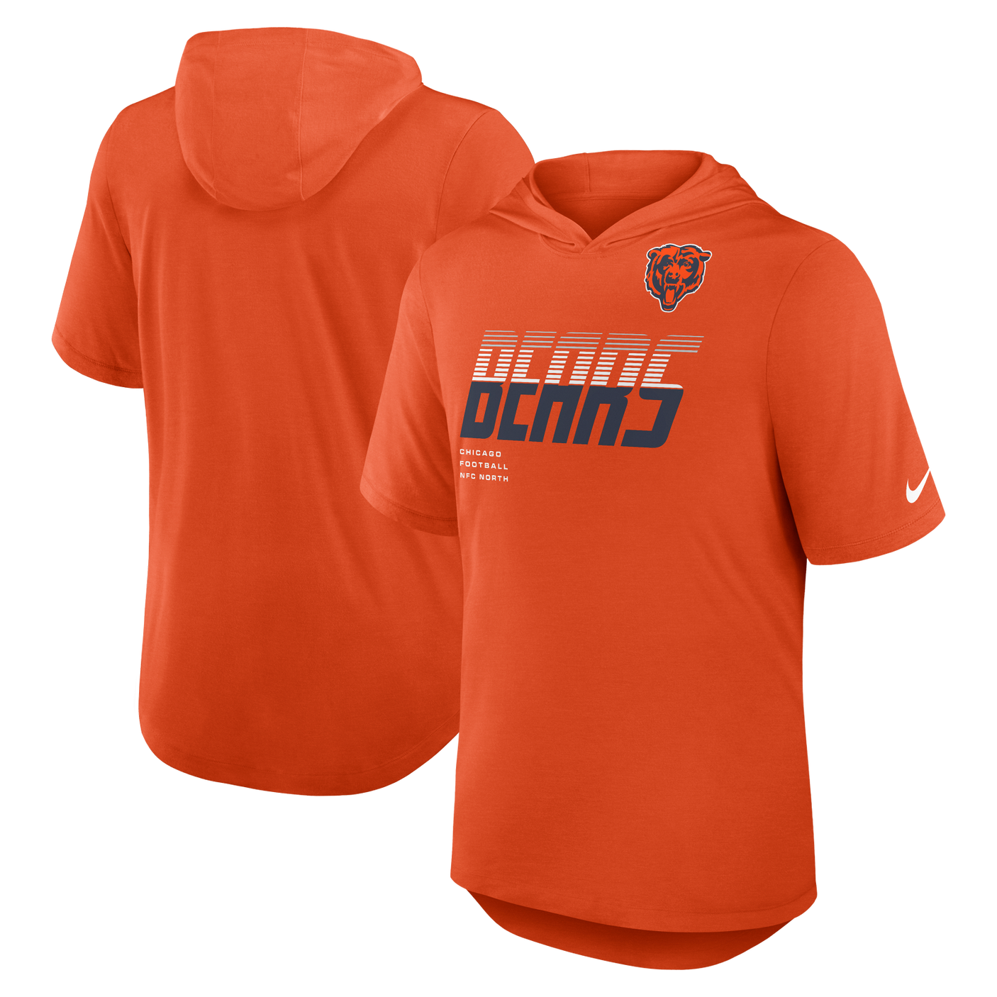 Bears 2026 Nike Men's Short Sleeve Hoodie Top