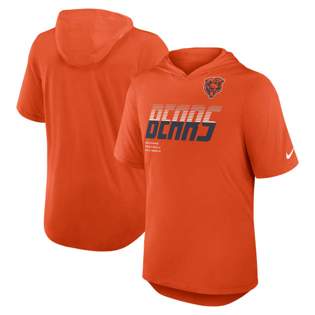 Bears 2026 Nike Men's Short Sleeve Hoodie Top