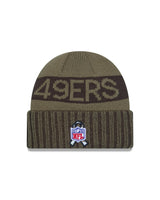 49ers 2025 Men's New Era Salute to Service Knit