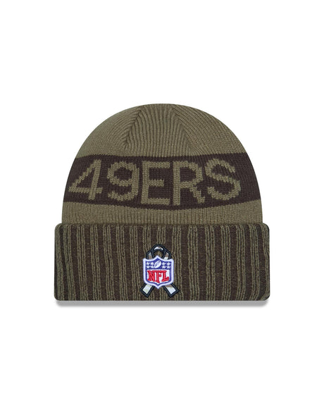 49ers 2025 Men's New Era Salute to Service Knit