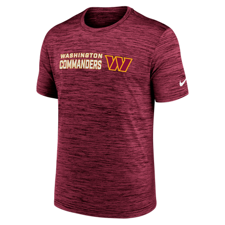 Commanders 2025 Men's Nike Red Velocity T-Shirt