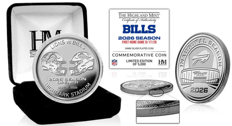 Bills Inaugural Game at Highmark Stadium Silver-Plated Matchup Coin