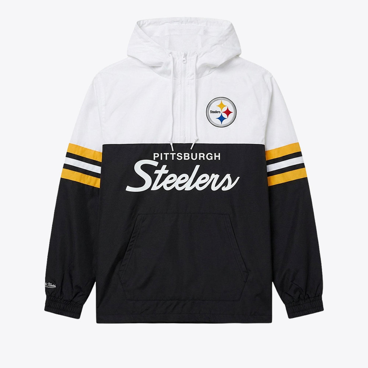 Steelers 2026 Mitchell & Ness Men's Head Coach Lightweight Anorak Windbreaker Pro Football Hall of Fame