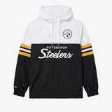 Steelers 2026 Mitchell & Ness Men's Head Coach Lightweight Anorak Windbreaker Pro Football Hall of Fame