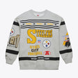Steelers 2025 Mitchell & Ness Men's Vintage Fleece Crewneck