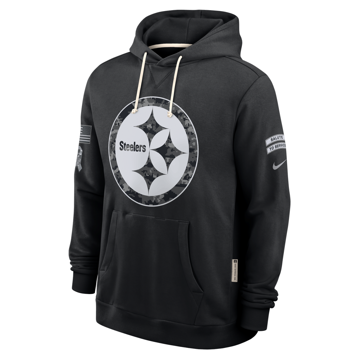Steelers 2026 Nike Men's Salute to Service Hoodie Pro Football Hall of Fame