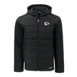 Chiefs Cutter and Buck Men's Evoke Eco Hybrid Hooded Jacket