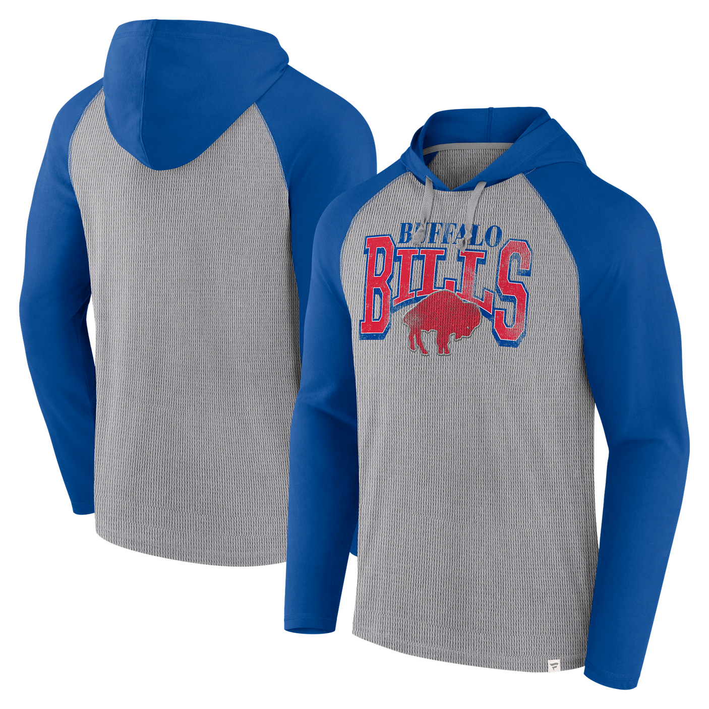 Bills Men's Fanatics Under Center Hooded Long Sleeve T-Shirt